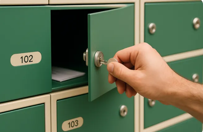 Changer la serrure d'une boîte aux lettres